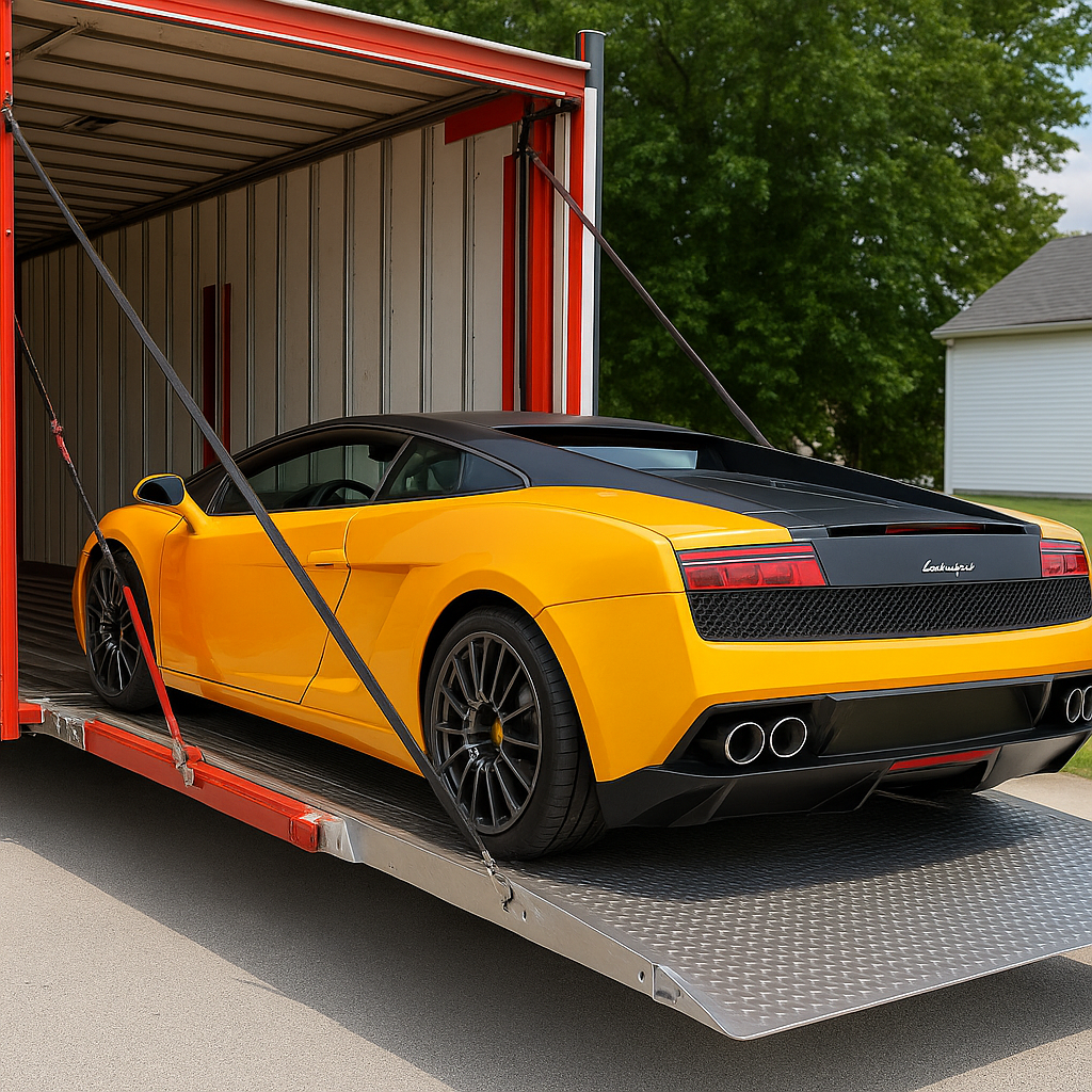 Enclosed auto transport for luxury and exotic vehicles